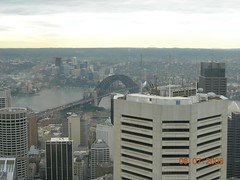 Pemandangan Sydney dari atas Sydney Tower, Sydney, Australia