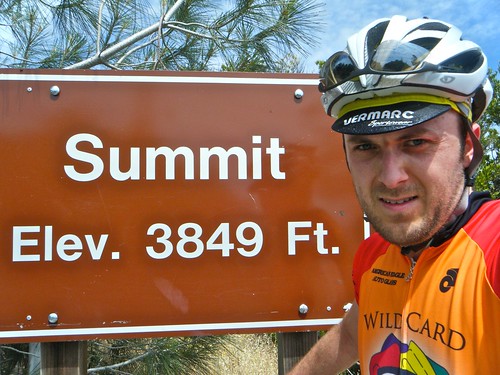 Rob at summit of Mt. Diablo
