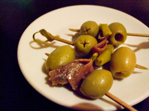 Tia Pol Olives with Anchovies and Peppers