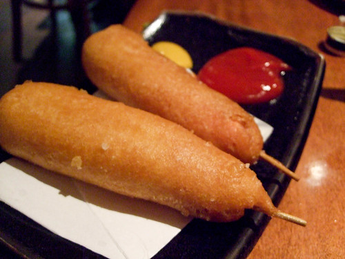 Mini Corn Dogs, Sake Bar Hagi