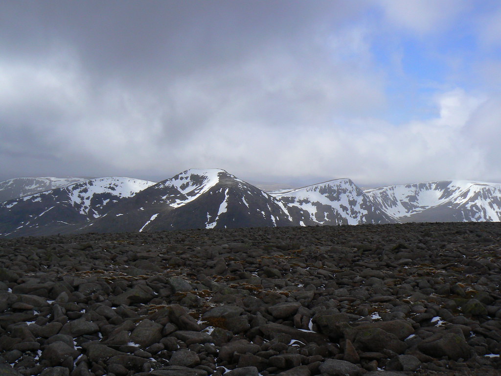 Cairn Toul and Braeriach from Macdui