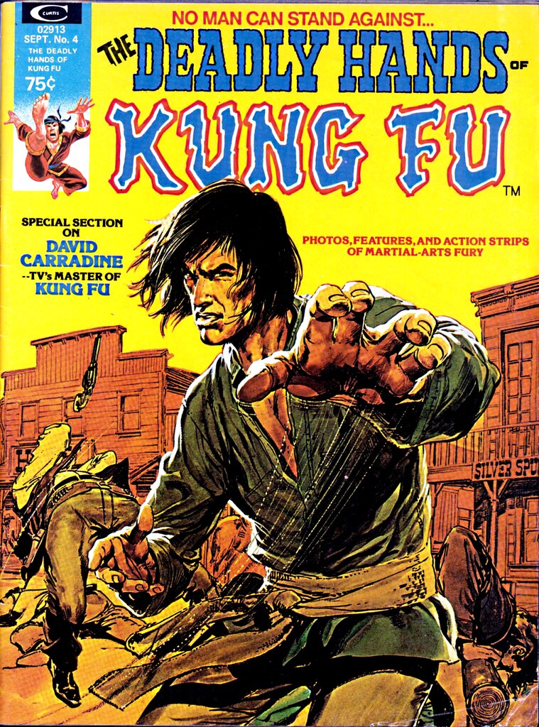 Deadly Hands of Kung Fu 4, David Carradine cover by Neal Adams
