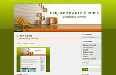 Free wordpress green company web2.0 Theme Template