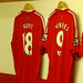 Liverpool FC shirts of Dirk Kuyt and Fernando Torres by Ben Sutherland