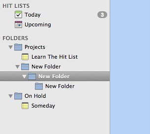 The Hit List Folder