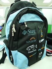 Backpack of Sun Java Two OpenSource Community Day