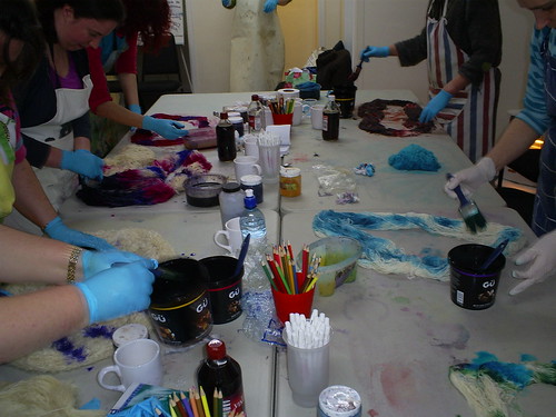 Fyberspates Dyeing Day