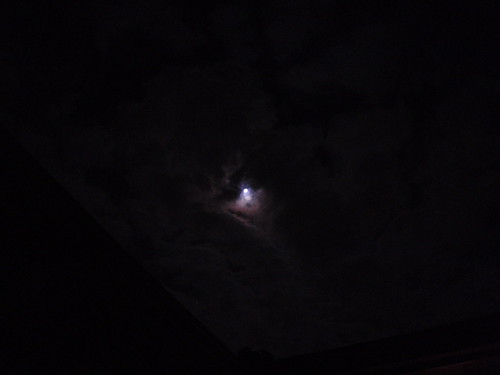 Moon Peeking Out