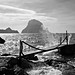 Ibiza - View on es Vedra, seen from Cala d'Hort