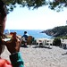 Ibiza - View across the terrace, La Noria restaurant, Cala de Boix