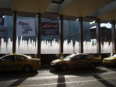 taxis and pillars