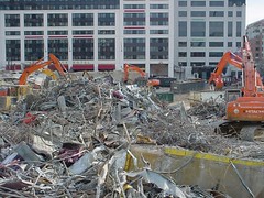 Demolition of the old Washington Convention Center
