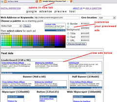 Firefox Extension: Google AdSense Preview Tool (2/4)