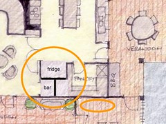changes to ground floor (kitchen area)