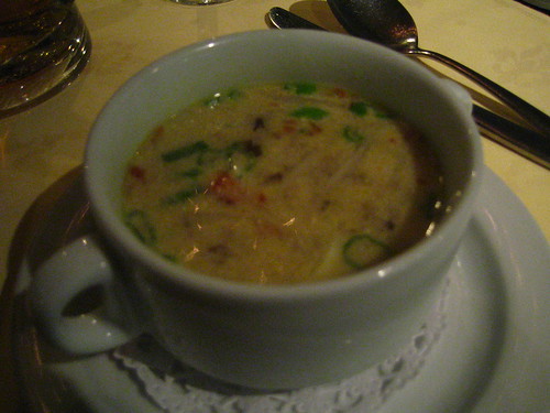 ショウガ風味のスープ