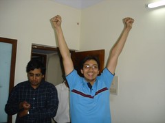 Anant enjoying his victory
