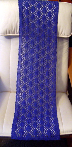 lace scarf - done
