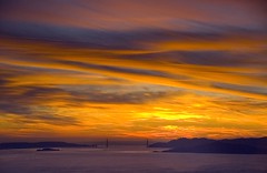 Bay Sunset from Wildcat Peak