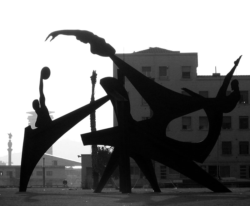 Beachside sculpture, Barcelona
