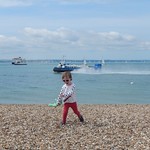 Amy chasing the hovercraft<br/>29 Jun 2013