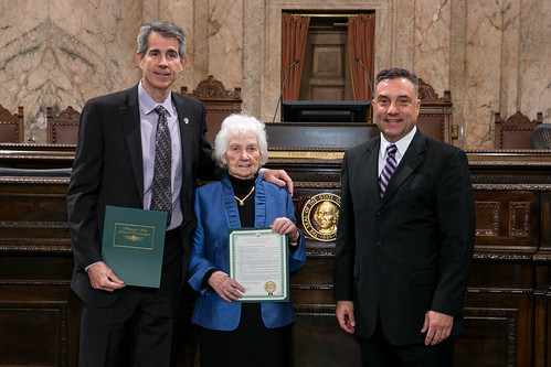 Gloria McNeely honored by state House of Representatives on Feb. 26.
