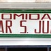 Ibiza - Comidas Bar San Juan restaurant sign (best value, friendly restaurant), Ibiza town