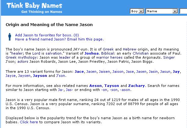 jason meaning