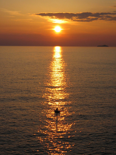 Fishermans Sunset in Dubrovnik