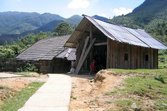 Red Dao House in Ta Phin Village