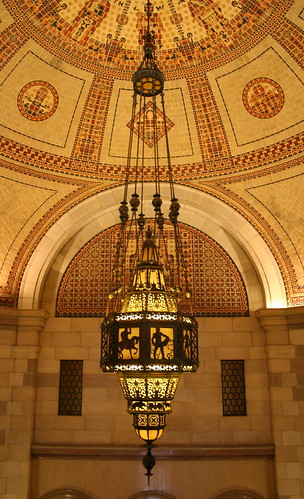 chandelier in the rotunda