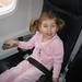Abbie's first flight