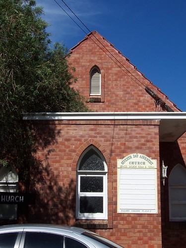Front of the wee brick church
