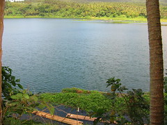 lake yambo with rafts