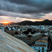 Ibiza - Atardecer muy nuboso en la Ciudad de Ibiza