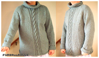 sack sweater front