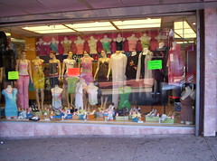 Store window near Lexington Market, Baltimore