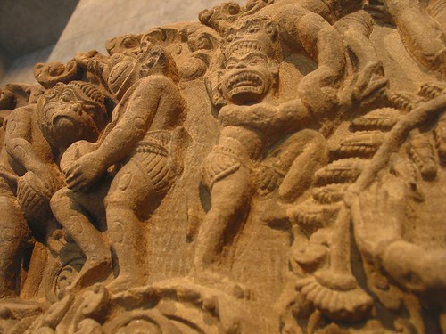hanuman fight with evil