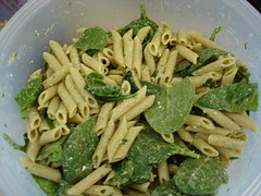 Penne w/ Spinach Sauce