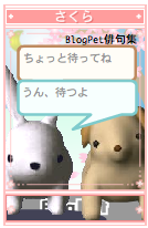 Blogpet Sakura and Sonoko,