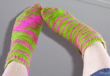 First pair of socks