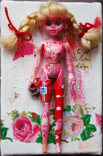 Adolescent | Assemblage Doll Painting II