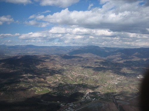 Bosnia from the plane