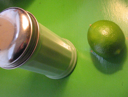 green sugar & lime on green table