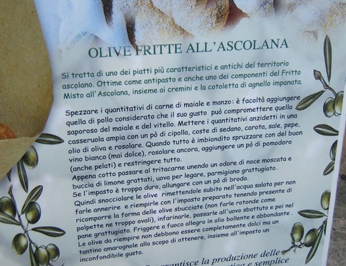 Olive fritte all'ascolana