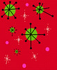 50s Christmas pattern