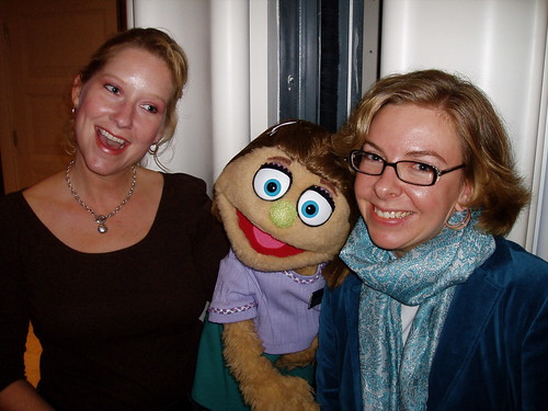 Sandee with Kate Monster of Avenue Q.