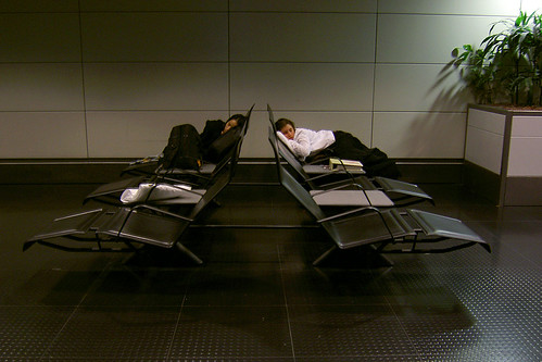 Frankfurt AIRPORT sleeping