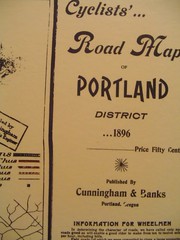 Bike map of Portland in 1896