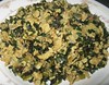 Drumstick leaves fried with eggs
