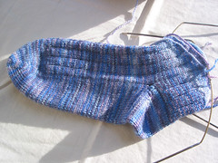 Gram's socks - in progress